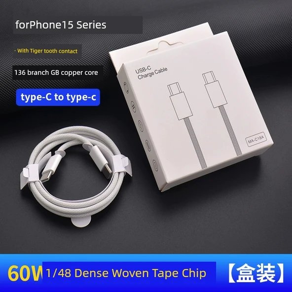 ZX04 USB-C Veri Kablosu - iPhone 16/15 Serisi - 1m - Kutulu