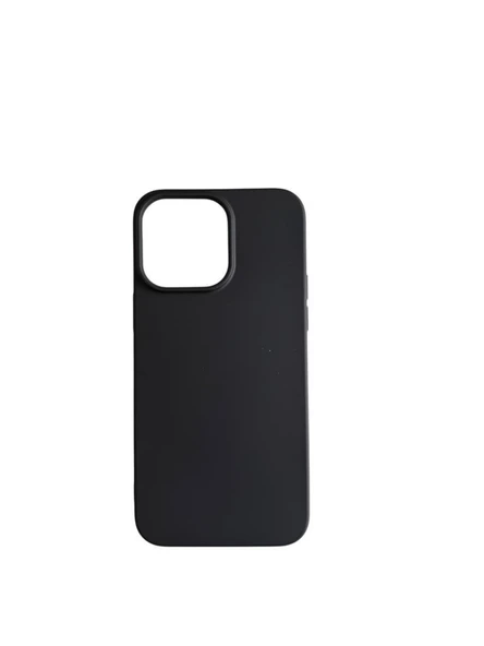 iPhone 14 Pro Max ile Uyumlu Cappy Silikon Kılıf Siyah - 2