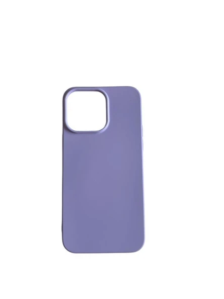iPhone 14 Pro Max ile Uyumlu Cappy Silikon Kılıf Lila ürün görseli 1