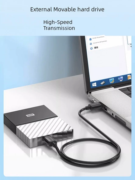 USB Veri Kablosu - 1.5m - Siyah - 5