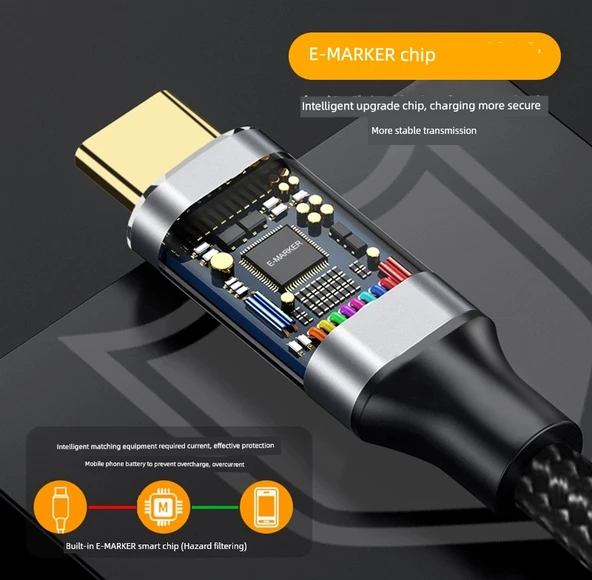 Type-C'den Micro USB 3.0 Veri Kablosu - 1m - 5Gbps Hız - 3