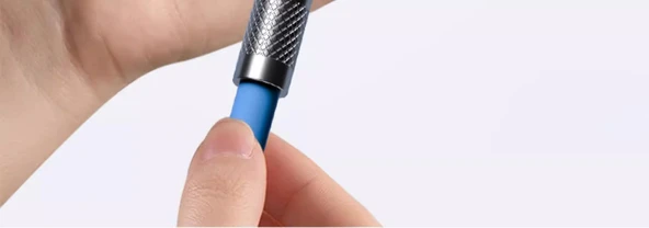 Hızlı Şarj USB Veri Kablosu - 1.5m - Kırmızı Turuncu - Android Micro - 4A - 2 Paket - 11