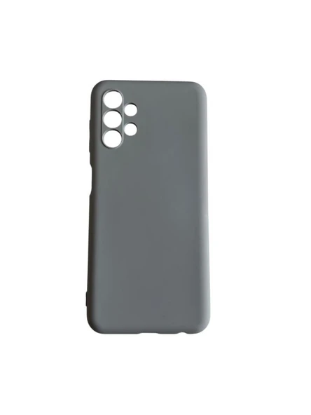 Galaxy A13 ile Uyumlu Cappy Silikon Kılıf Gri - 2