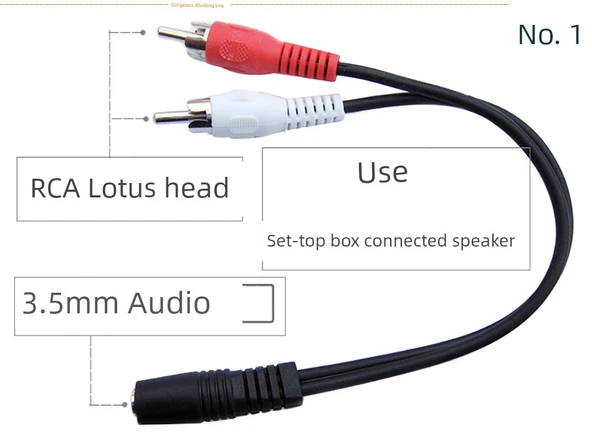 3.5mm Erkek Erkek Ses Adaptör Kablosu - No. 6 (4.5 m) - 7