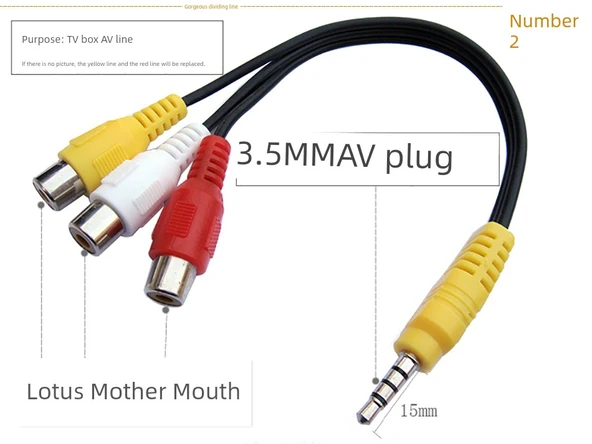 3.5mm Erkek Erkek Ses Adaptör Kablosu - No. 3 (0.2 m) - 8