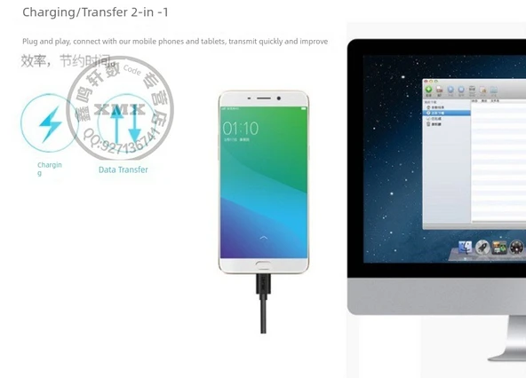 USB'den Mini USB'ye Veri Şarj Kablosu - 1m Düz USB'den Sağ Dönüş Mini USB'ye - 8