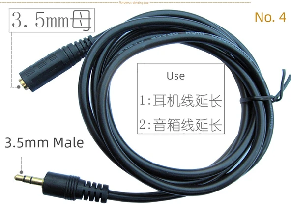 3.5mm Erkek Erkek Ses Adaptör Kablosu - No. 5 (9 m) - 10