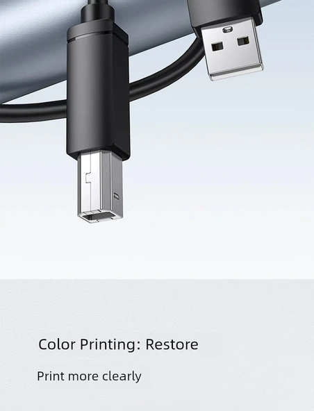 USB Veri Kablosu - 15m - Siyah - Plug and Play - 9