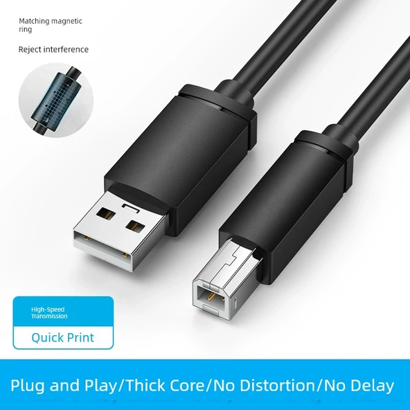 USB Veri Kablosu - 15m - Siyah - Plug and Play