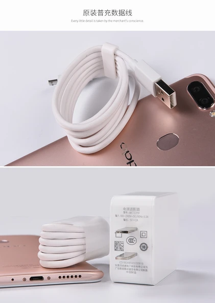 Oppo 2A USB Veri Kablosu - A73/A77/A3 - 1m - 10