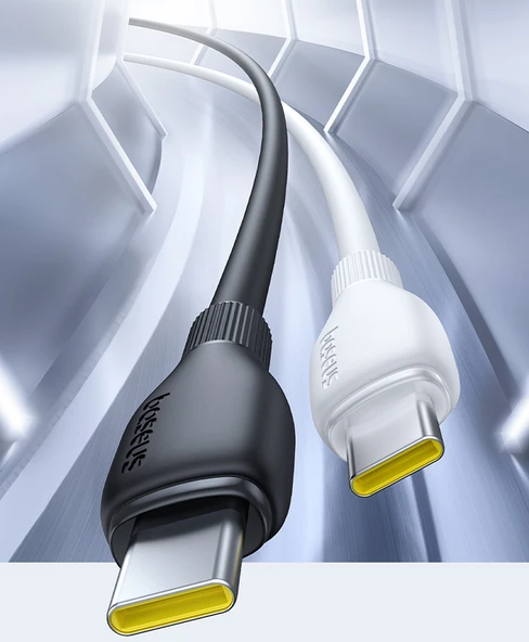 USB-C to Type-C Hızlı Şarj Veriyolu - Siyah 1.0m (Apple 15, İki Al Bir Bedava) - 8