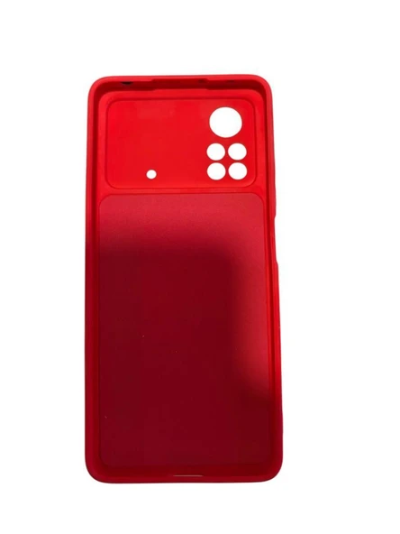 Redmi x4 Pro ile Uyumlu Cappy Silikon Kılıf Kırmızı ürün görseli 1