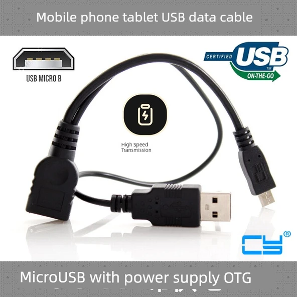 Siyah Düz Micro-USB Veri Kablosu - U2-165/UC-001 - 2