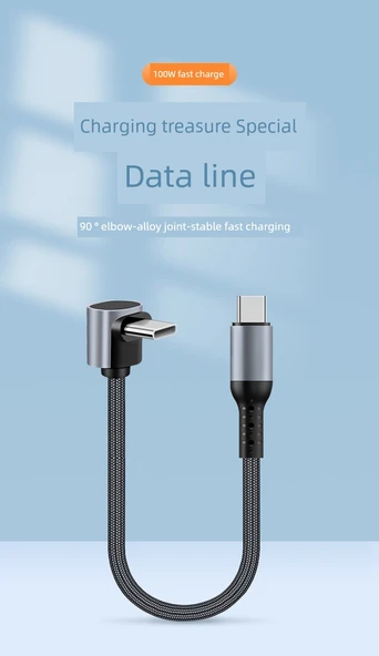 Tip C'den Lightning'e PD Hızlı Şarj Kablosu - 1m Düz Uç USB'den Apple 12W - 6