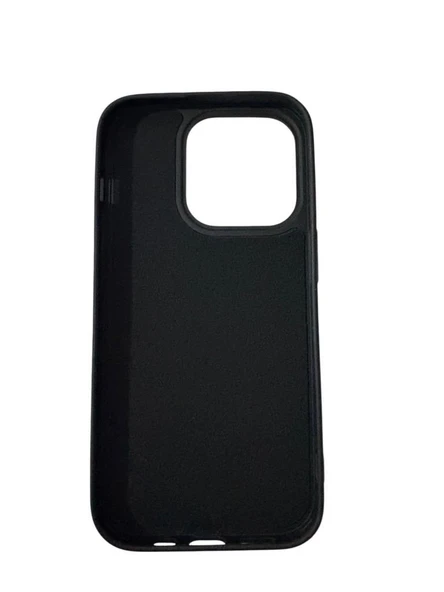 iPhone 14 Pro ile Uyumlu Cappy Silikon Kılıf Siyah - 1