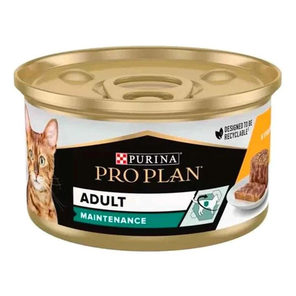 Pro Plan Maintinance Tavuklu Yetişkin Kedi Konservesi 85 gr