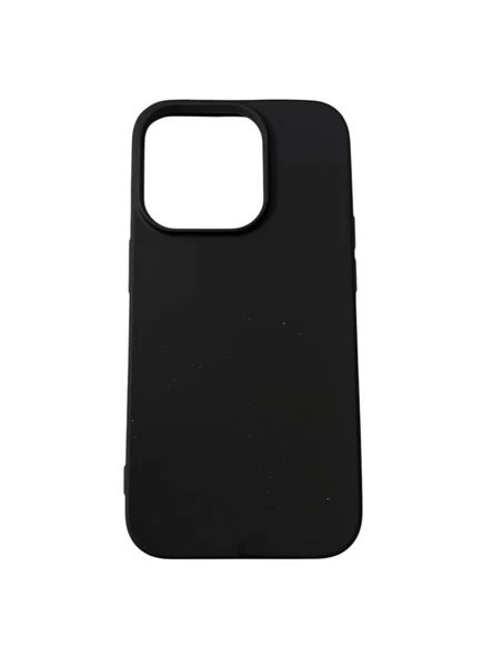 iPhone 14 Pro ile Uyumlu Cappy Silikon Kılıf Siyah - 2