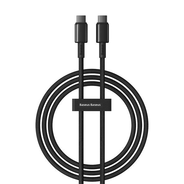 USB C ile USB Type C Kablo - 2m - Siyah