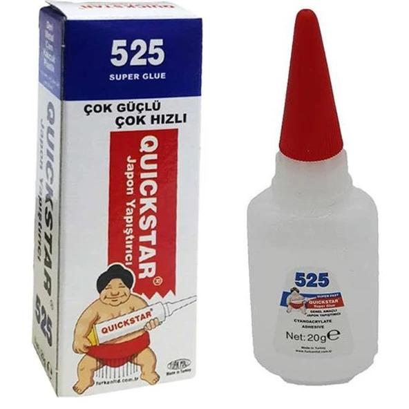Quickstar 525 Japon Yapıştırıcısı 20 Gr. ürün görseli