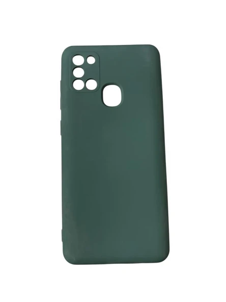Galaxy A21s ile Uyumlu Cappy Silikon Kılıf Yeşil - 2