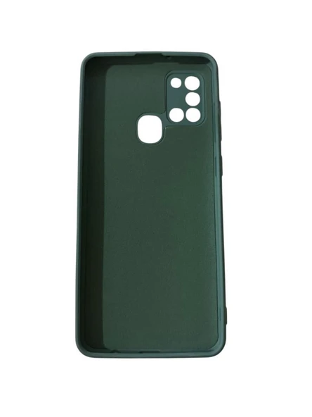 Galaxy A21s ile Uyumlu Cappy Silikon Kılıf Yeşil - 1