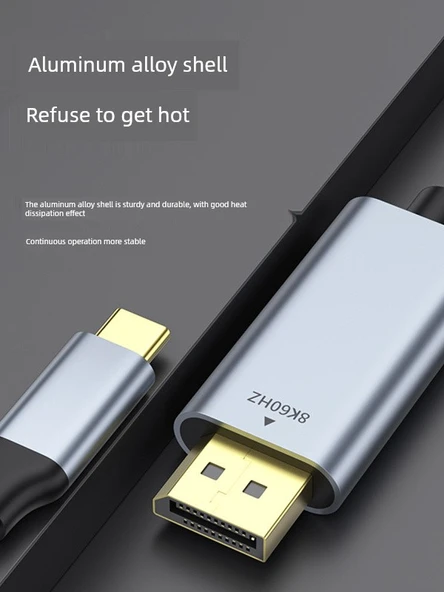 USB-C'den DP 1.4 Adaptör Kablosu - 2