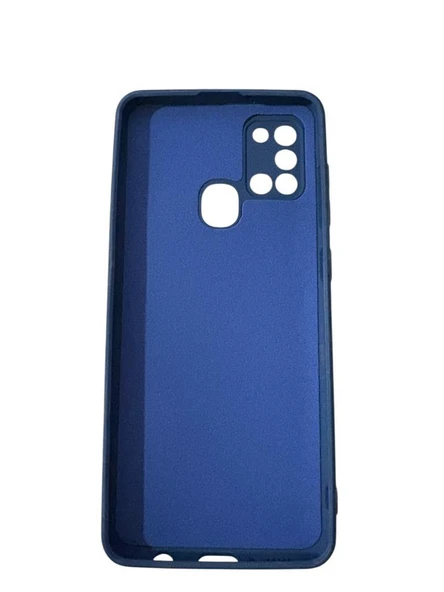 Galaxy A21s ile Uyumlu Cappy Silikon Kılıf Lacivert - 1
