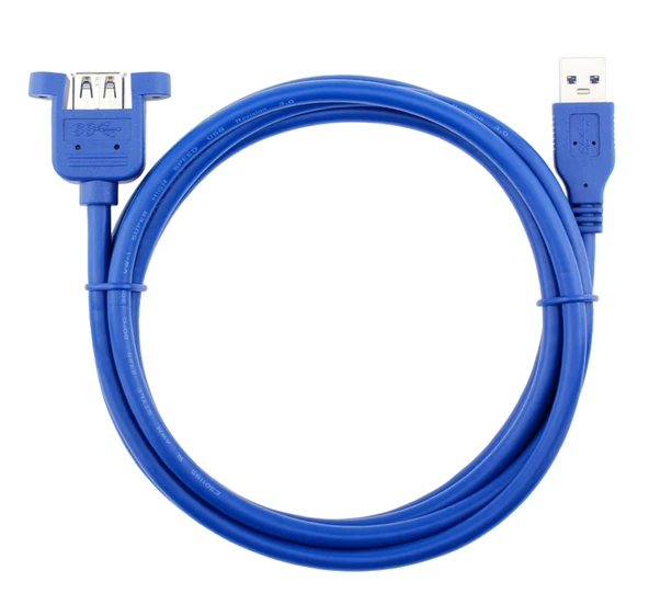USB 3.0 Uzatma Kablosu - 0.5m Mavi - 6
