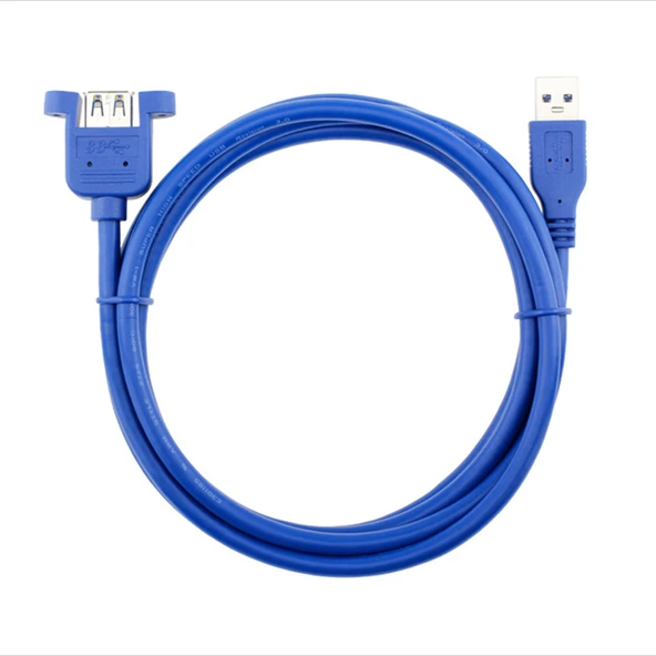 USB 3.0 Uzatma Kablosu - 0.5m Mavi - 12