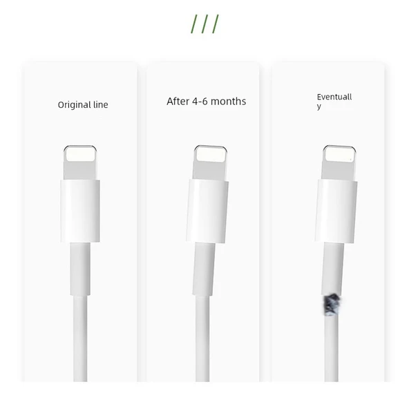 USB Kablo Koruyucu Kılıf - 6 Paket - Açık Mavi - 3