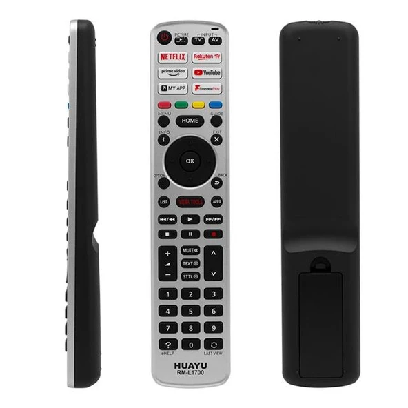 Huayu RM-L1700 Panasonic Netflix-Youtube-Prime Video-Rakuten Tuşlu Lcd-Led Tv Kumanda - 1