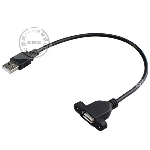 USB 2.0 Uzatma Kablosu - 0.3m Bükme (Model 2) - 12