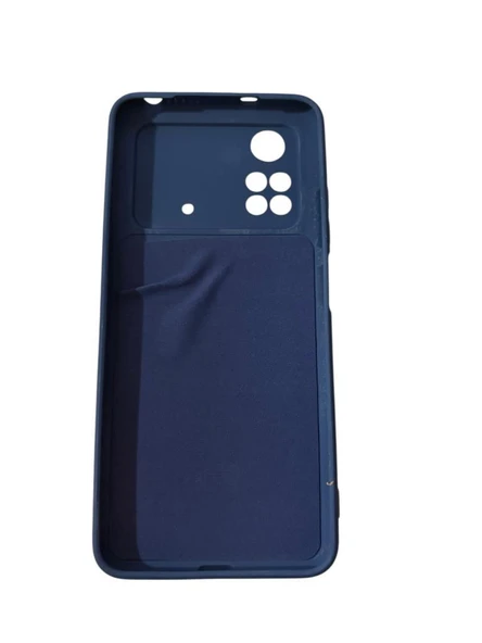 Poco M4 Pro ile Uyumlu Cappy Silikon Kılıf Lacivert - 1