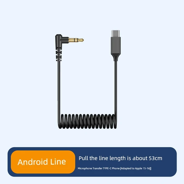 Mikrofon Adaptör Kablosu - Type-C Telefon Hattı (Bahar Hattı)