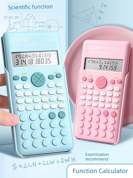 Bilimsel Hesap Makinesi - Bilimsel Fonksiyon Pembe - 2