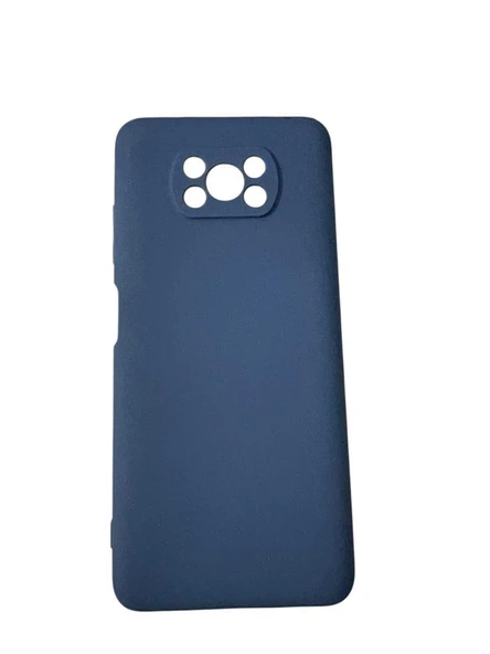Poco X3 ile Uyumlu Cappy Silikon Kılıf Lacivert - 1