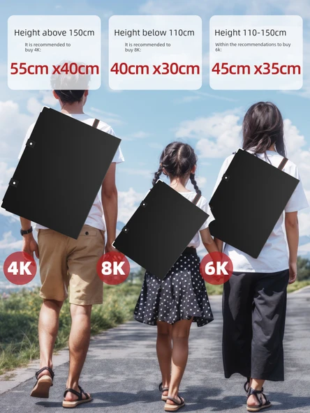 8K Çizim Defteri Seti - 6K Büyük Siyah/2 Paket + 4 Büyük Resim Klipsi - 6