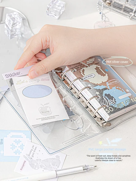 M5 Gevşek Yaprak Spiral Defter - Smoothie El Defteri - Pembe - 5