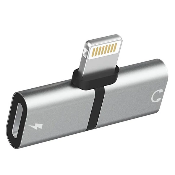 Powermaster PM-18316 iPhone Lightning Şarj Kulaklık Çevirici Adaptör Jack ürün görseli