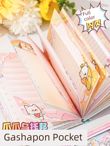 Karikatür Gashapon Makinesi Cep Defteri - Ingot Kapibara - 3