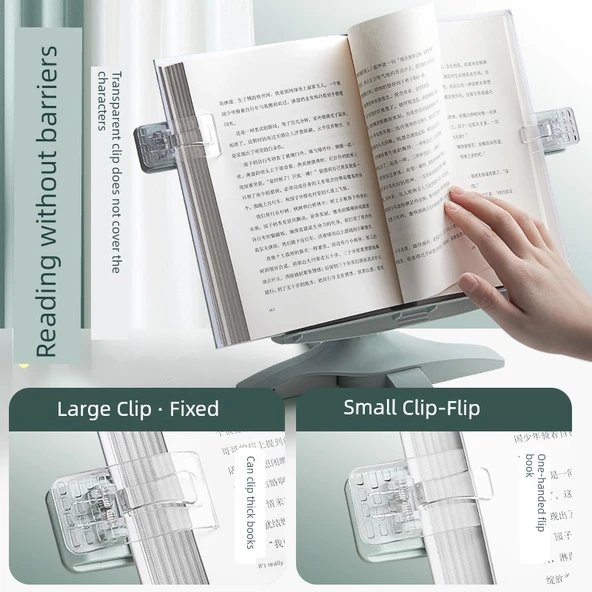 Ayarlanabilir Kitap Tutucu - Matcha Yeşili Yükseltme - 5