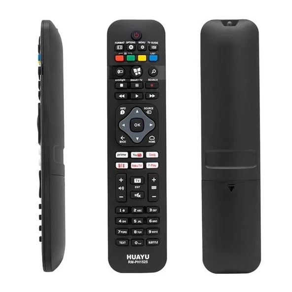 Huayu RM-PH1525 Philips Netflix - Youtube- Prime Video Tuşlu Universal Lcd-Led Tv Kumanda ürün görseli