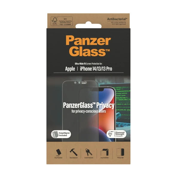 PanzerGlass iPhone 13 UWF Hayalet Cam Ekran Koruyucu - Resim 7
