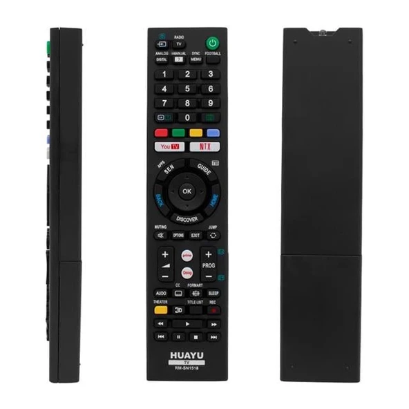 Huayu RM-SN1518 Sony Netflix- Youtube Tuşlu Universal Lcd-Led Tv Kumanda