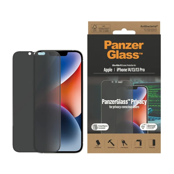 PanzerGlass iPhone 14 UWF Hayalet Cam Ekran Koruyucu