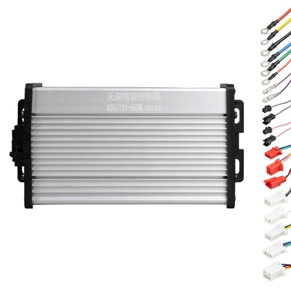 PowerMaster SD-21466 60V-72V 600 Watt Elektrikli Bisiklet ve Scooter Beyni Akıllı Güç Kontrol Beyin Ünitesi ürün görseli