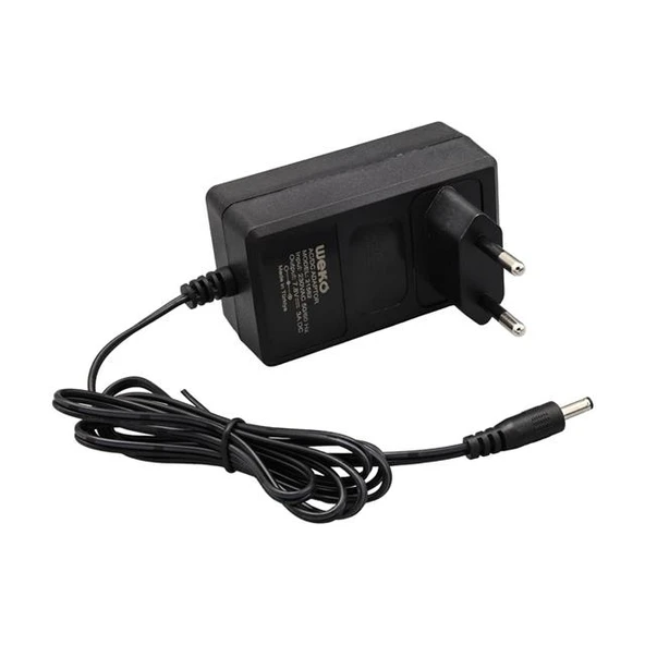 Weko 7.8 Volt - 3 Amper 3.5*1.35 Uçlu Plastik Yazar Kasa Adaptörü - 3