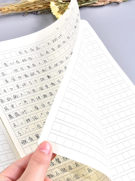 16K Kalınlaştırılmış Pinyin Tian Zi Ben (Karakter Pratiği) Defteri - 10'lu Paket - 5
