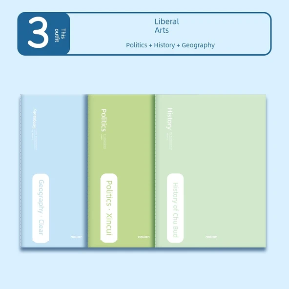 B5 Nötr Defter Seti - Sanat - 3 Konu