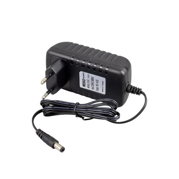 Weko 18 Volt 1 Amper Priz Tip 5.5x2.5 Uç Adaptör - Resim 3